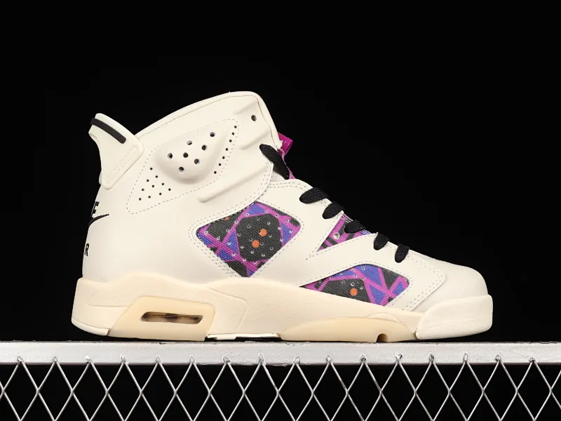 All categories Air Jordan Jordan series basketball shoes Air Jordan 6 Air Jordan 6 "Quai 54" AJ6 Joe 6 Khaki Purple CZ4152-101